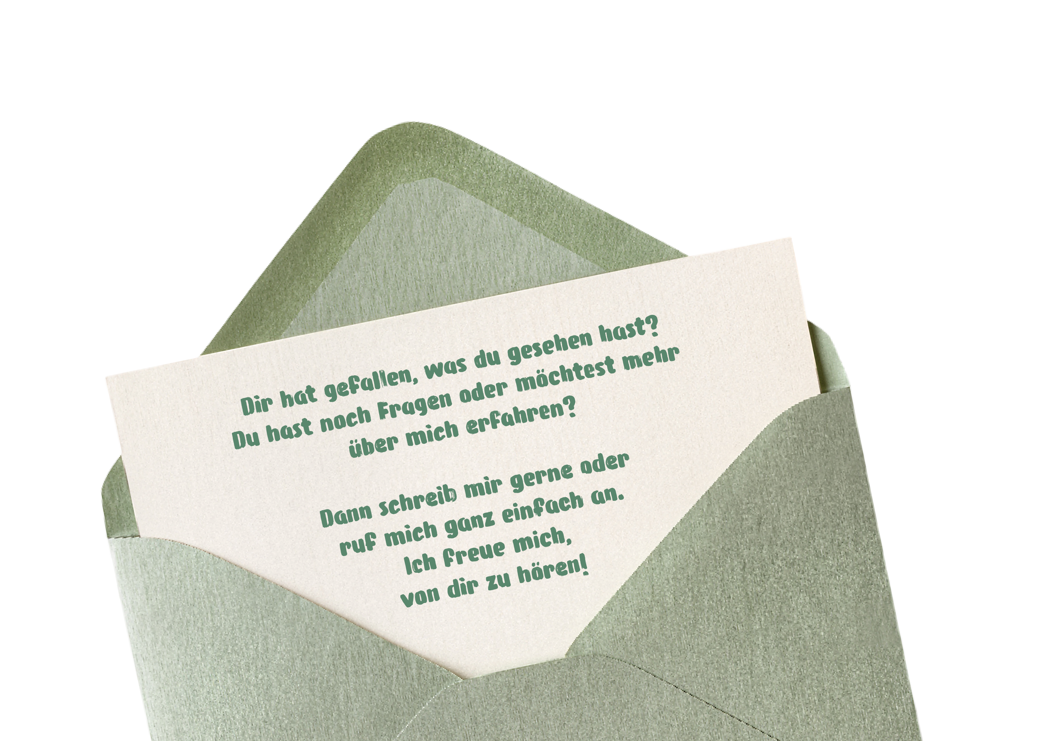 Briefumschlag mit Brief